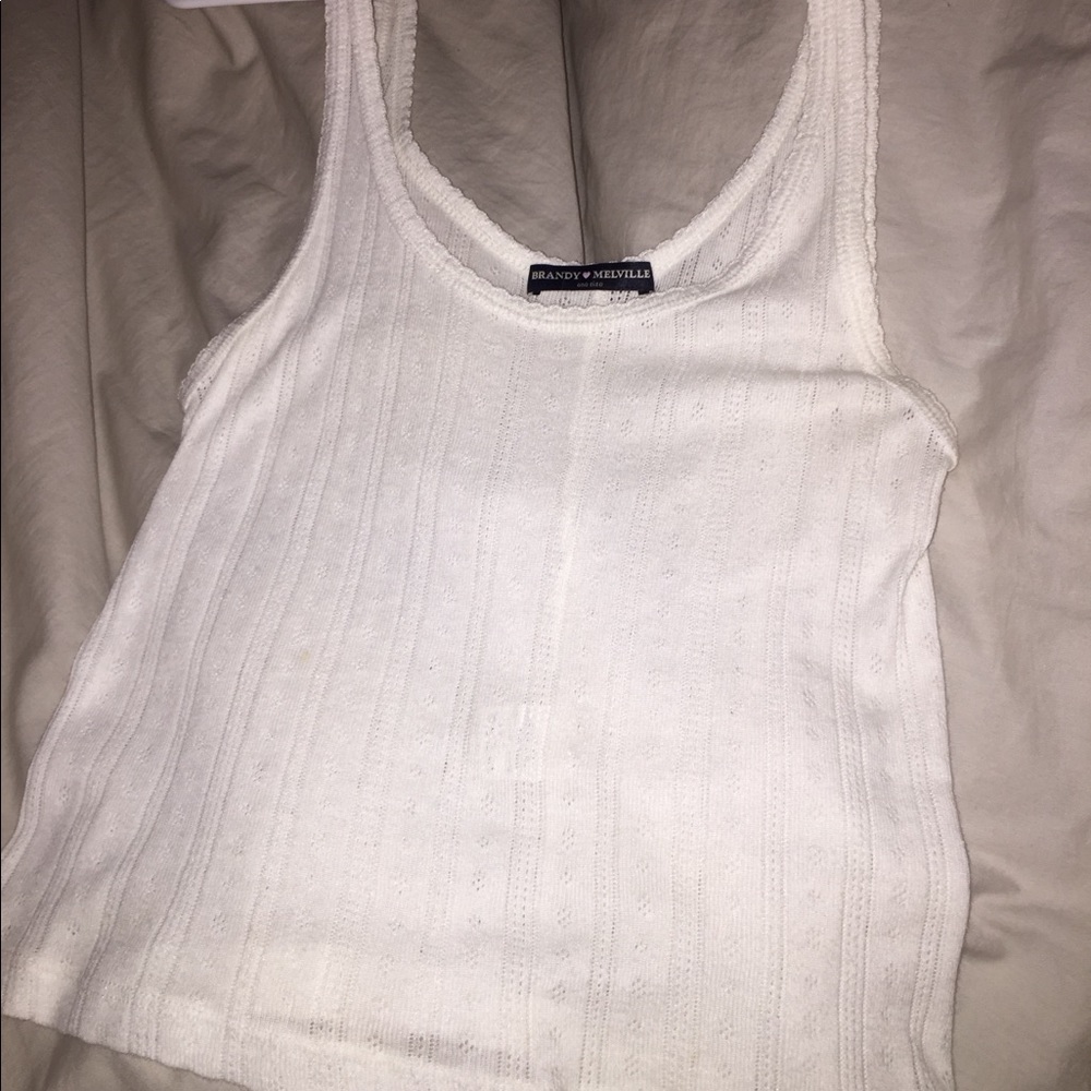 Brandy Melville White Tank Top